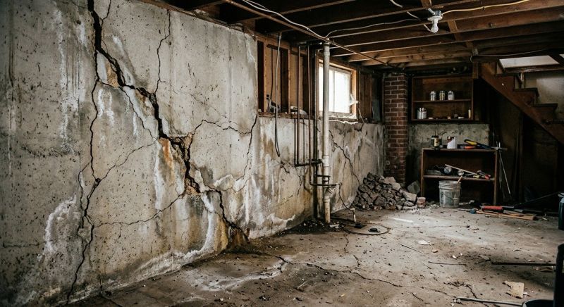 Basement Crack Repair in Groton, CT