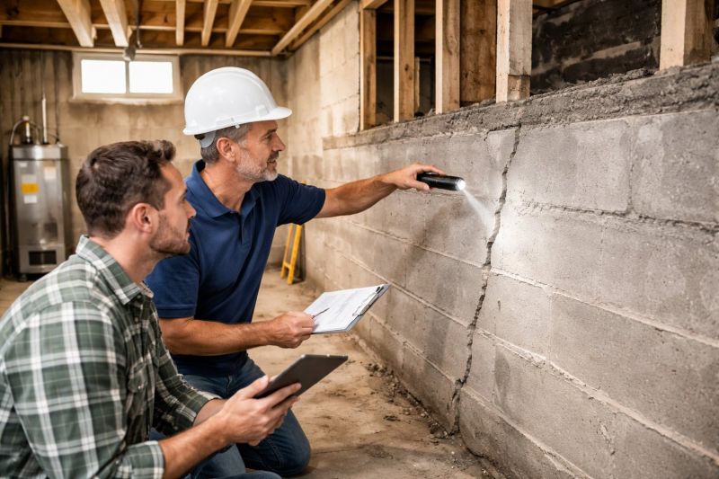 Basement Crack Repair in Groton, CT