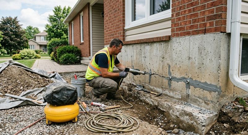 Basement Foundation Repair in Charlestown, RI