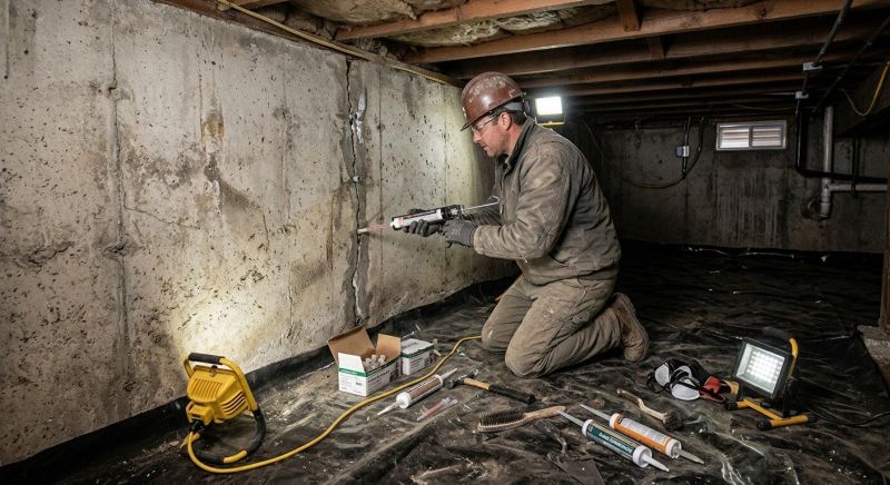 Basement Foundation Repair in Norwich, CT