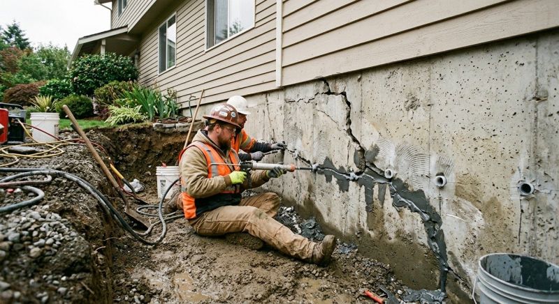 Basement Foundation Repair in Plainfield, CT