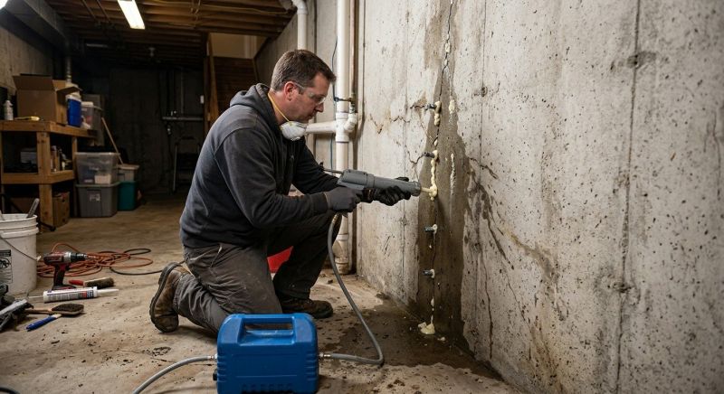 Basement Foundation Repair in Preston, CT