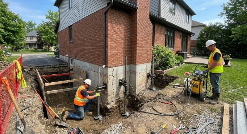 Basement Underpinning in Groton, CT