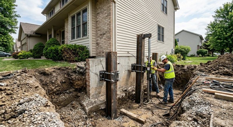 Basement Underpinning in Groton, CT