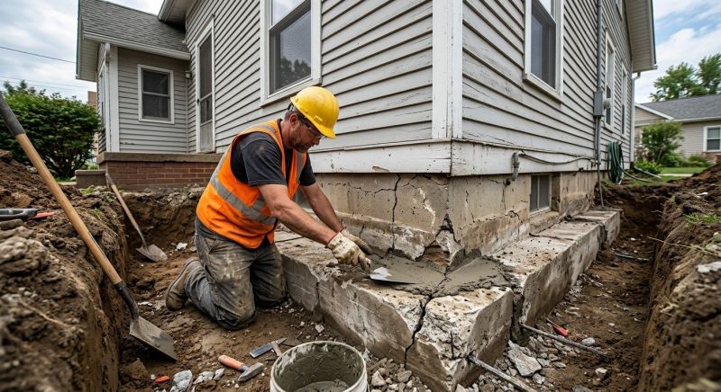 Building Foundation Repair in Colchester, CT
