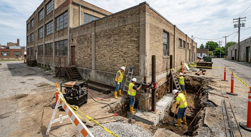 Building Foundation Repair in Preston, CT