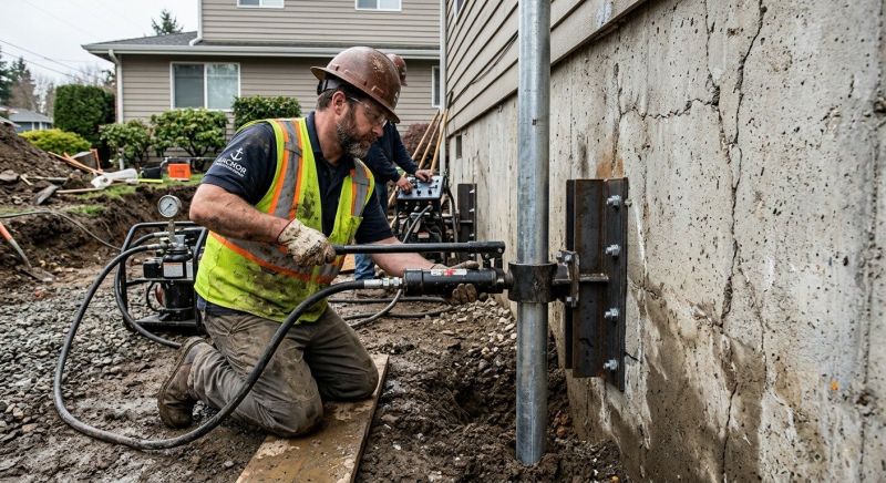 Concrete Foundation Leveling in Gales Ferry, CT