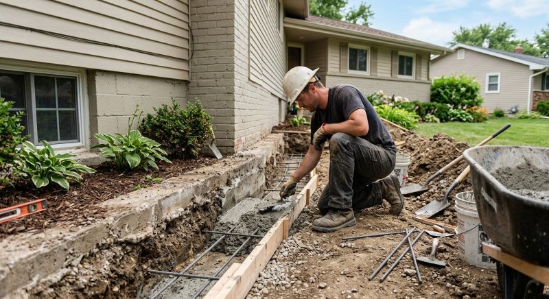 Concrete Foundation Repair in East Lyme, CT