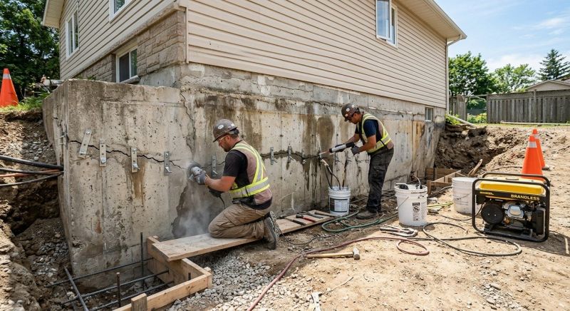 Concrete Foundation Repair in Plainfield, CT