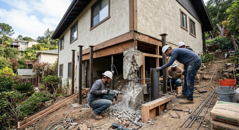 Concrete Foundation Repair in Preston, CT