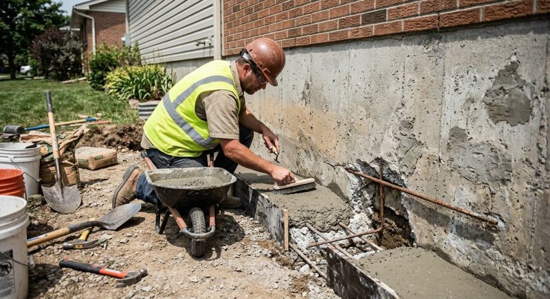 Concrete Foundation Repair in Waterford, CT
