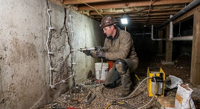 Crawlspace Foundation Repair in Groton, CT