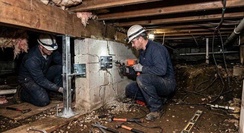Crawlspace Foundation Repair in Norwich, CT