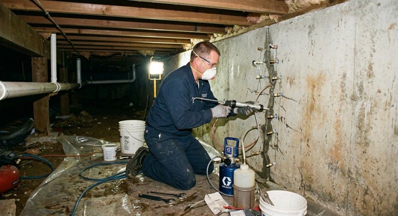 Crawlspace Foundation Repair in Quaker Hill, CT
