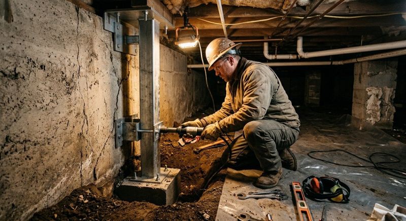 Crawlspace Foundation Repair in Stonington, CT