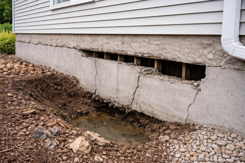 Foundation Damage Repair in Hope Valley, RI