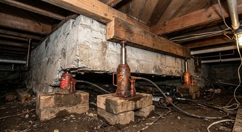 Foundation Jacking in East Lyme, CT