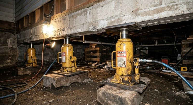 Foundation Jacking in Jewett City, CT