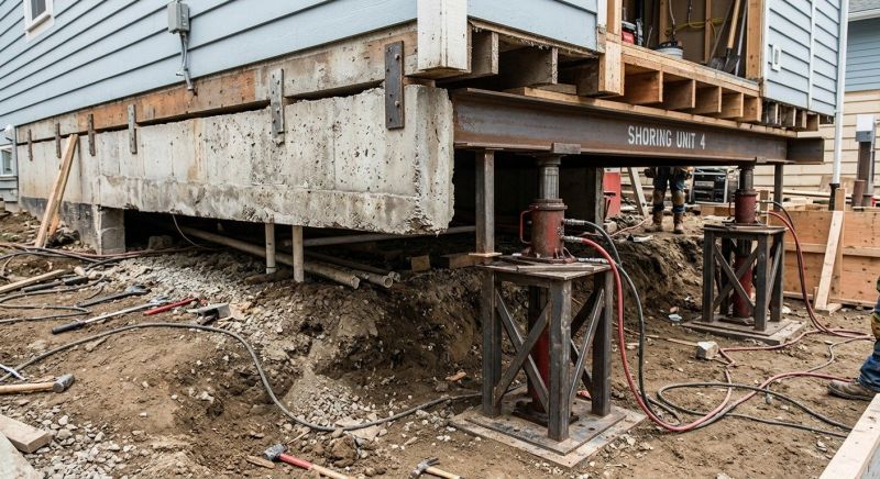 Foundation Jacking in Groton, CT
