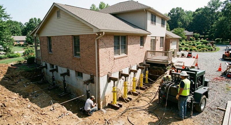 Foundation Jacking in Niantic, CT