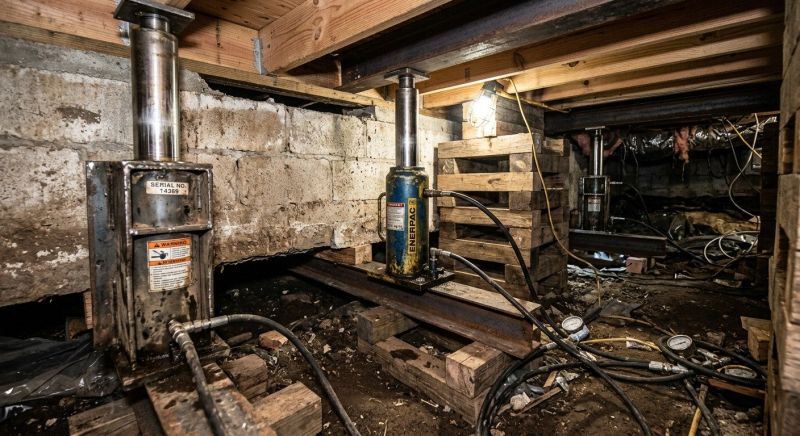 Foundation Jacking in Old Lyme, CT