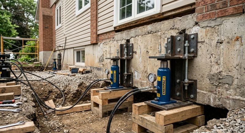 Foundation Jacking in Plainfield, CT