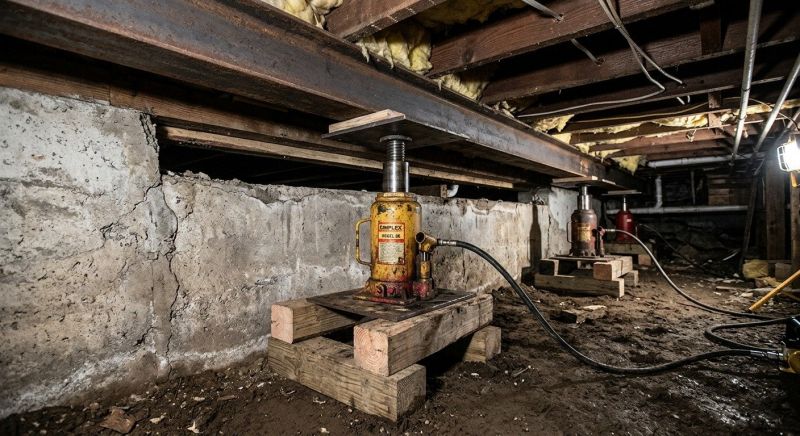 Foundation Jacking in Preston, CT