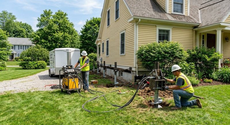 Foundation Lifting in Ledyard, CT