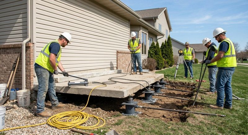 Foundation Lifting in North Stonington, CT
