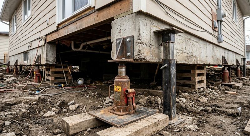 Foundation Lifting in Stonington, CT