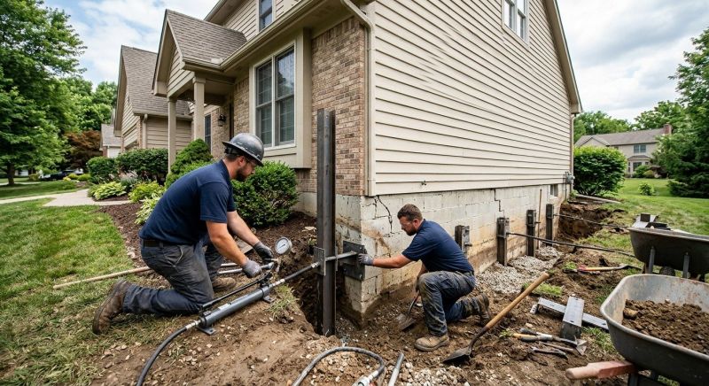 Foundation Pier Repair in Groton, CT