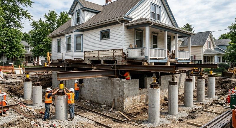 Foundation Raising in Bradford, RI