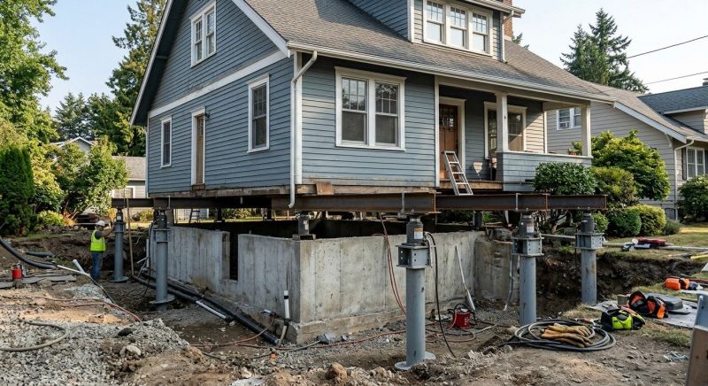 Foundation Raising in Pawcatuck, CT