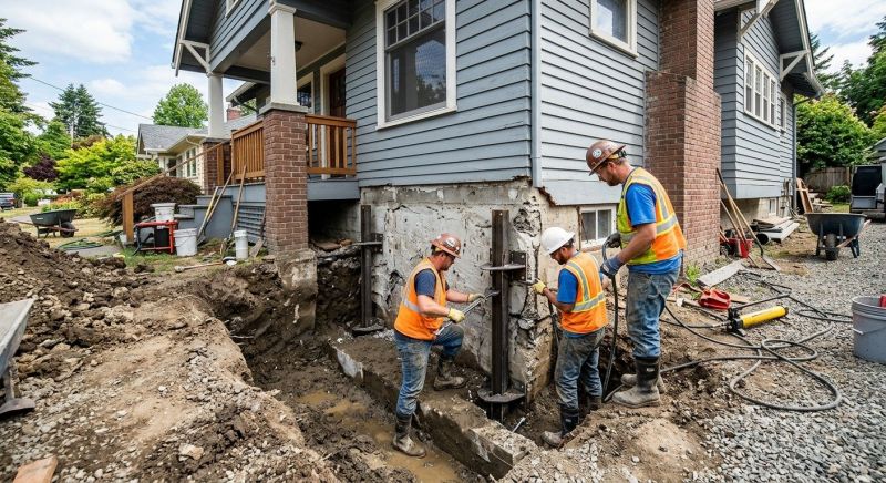 Foundation Renovation in Groton, CT