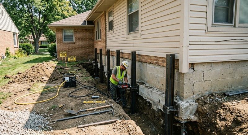 Foundation Renovation in Groton, CT