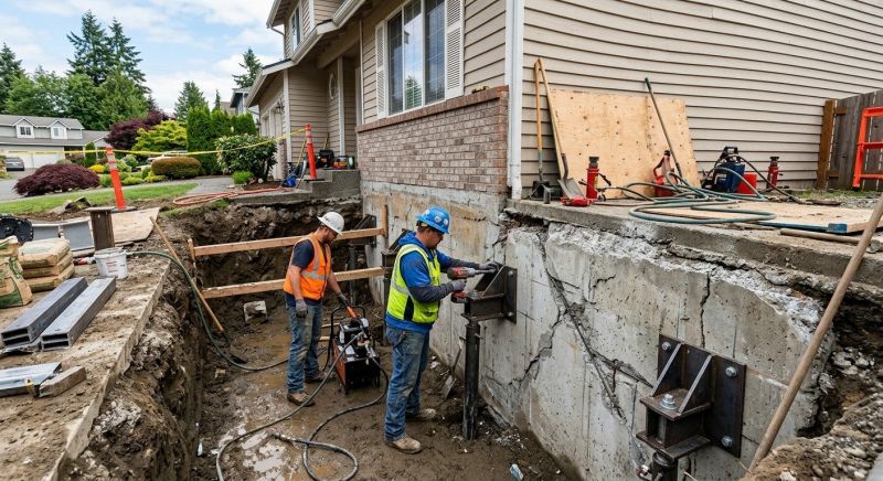 Foundation Restoration in Groton, CT