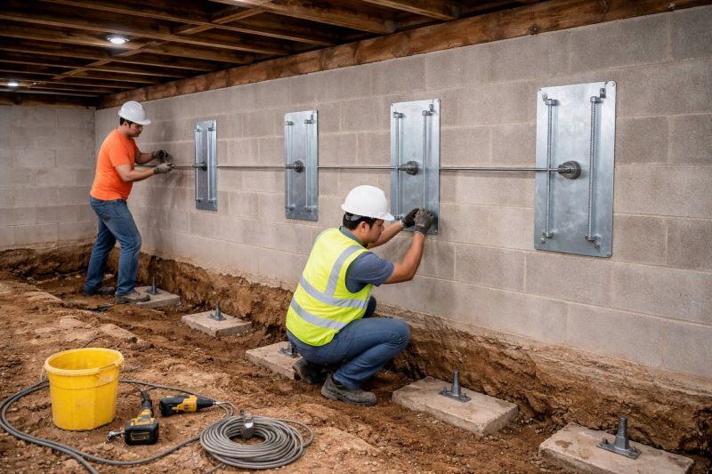 Foundation Stabilizing in Norwich, CT