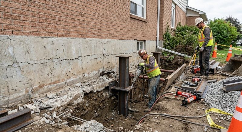 Foundation Structural Repair in Hope Valley, RI