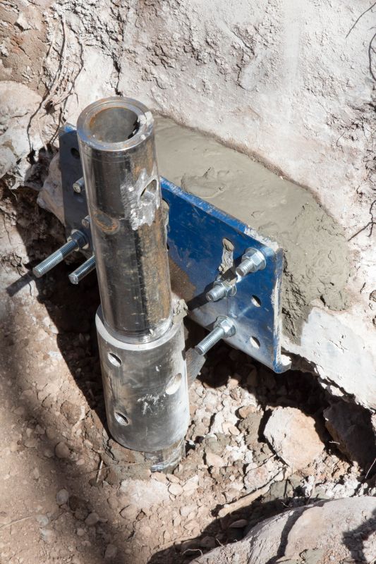 Helical Piers Installation in Groton, CT
