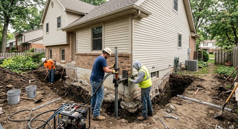 Home Foundation Repair in Niantic, CT