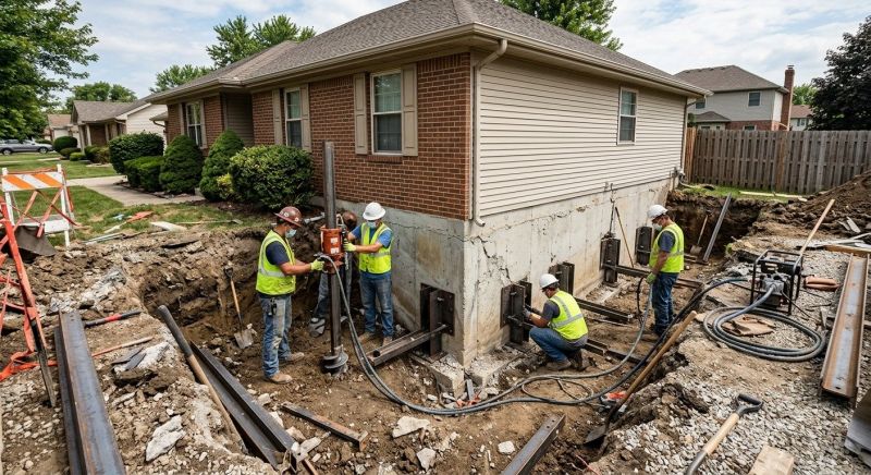 House Foundation Repair in Gales Ferry, CT