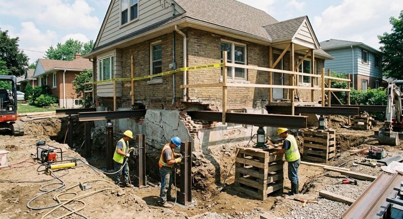 House Foundation Repair in Salem, CT
