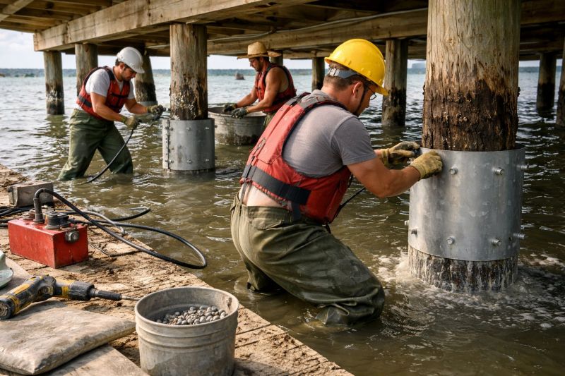 Piling Repair in Mystic, CT