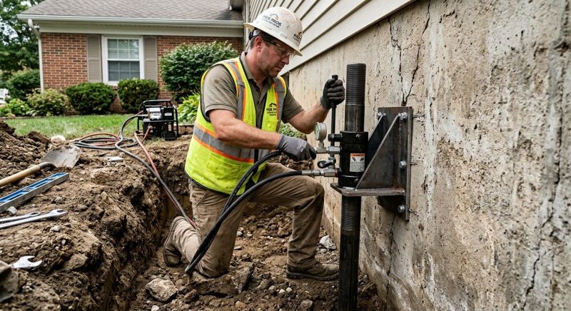 Settling Foundation Service in Groton, CT