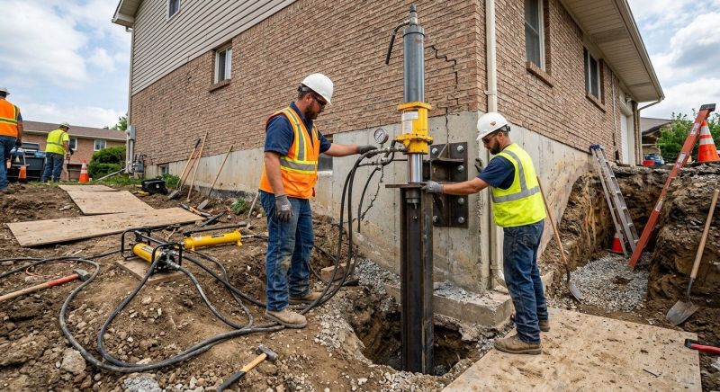Settling Foundation Service in Plainfield, CT
