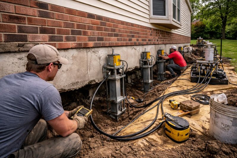 Settling Foundation Service in Salem, CT