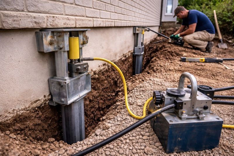 Sinking Foundation Repair in Westbrook, CT