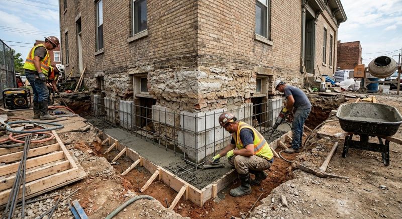 Structural Underpinning in Groton, CT