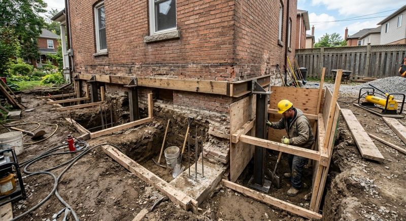 Structural Underpinning in Groton, CT